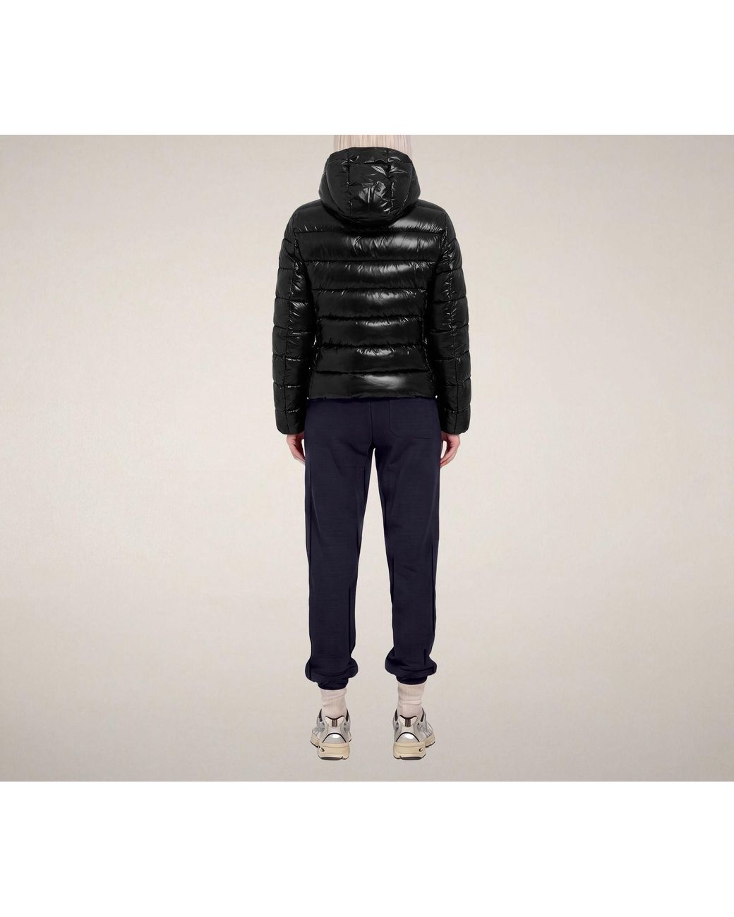 Save The Duck Black Cosmary Hooded Down Jacket
