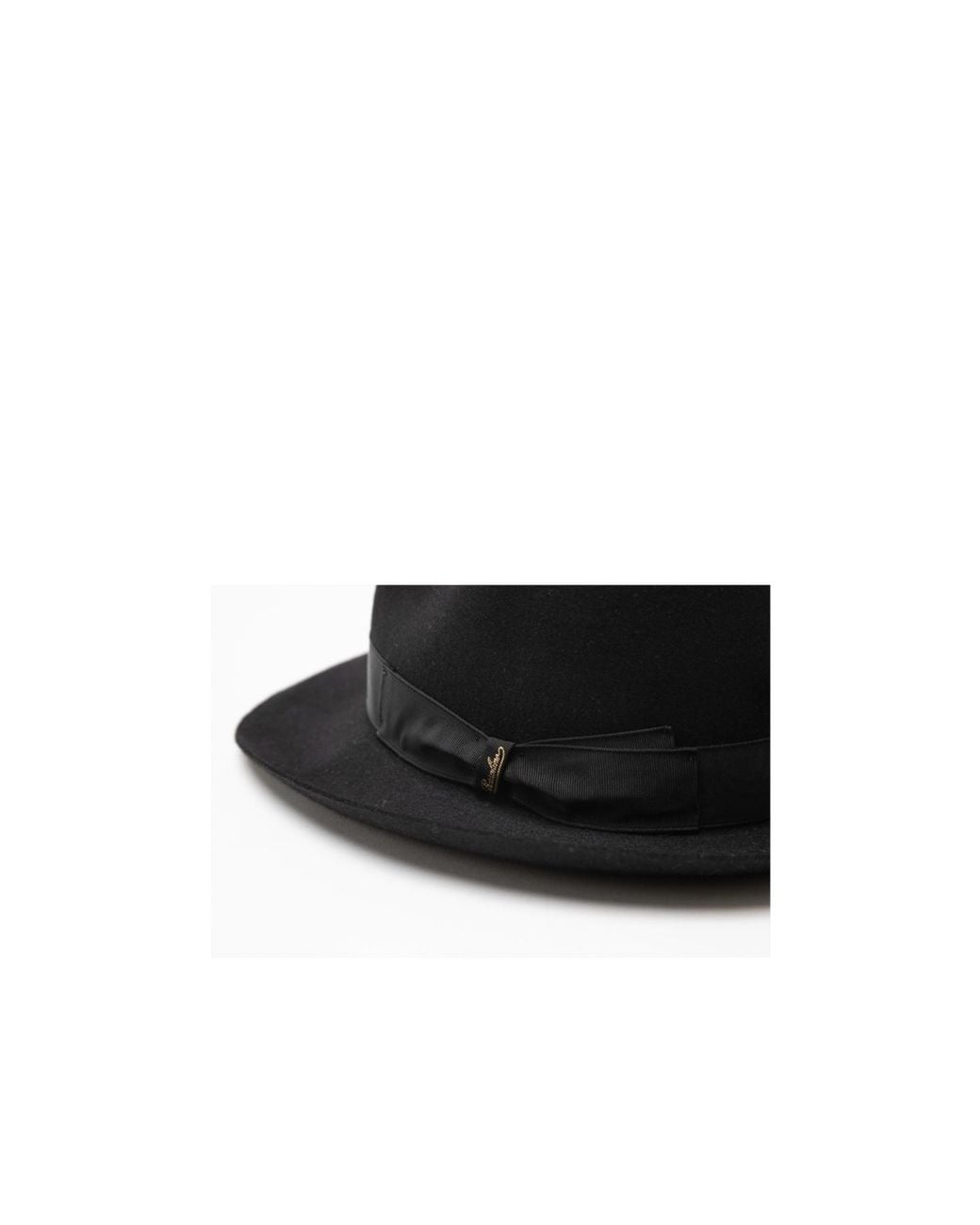 Borsalino Black 50 Grammi Rollable Medium-Brim Hat for men