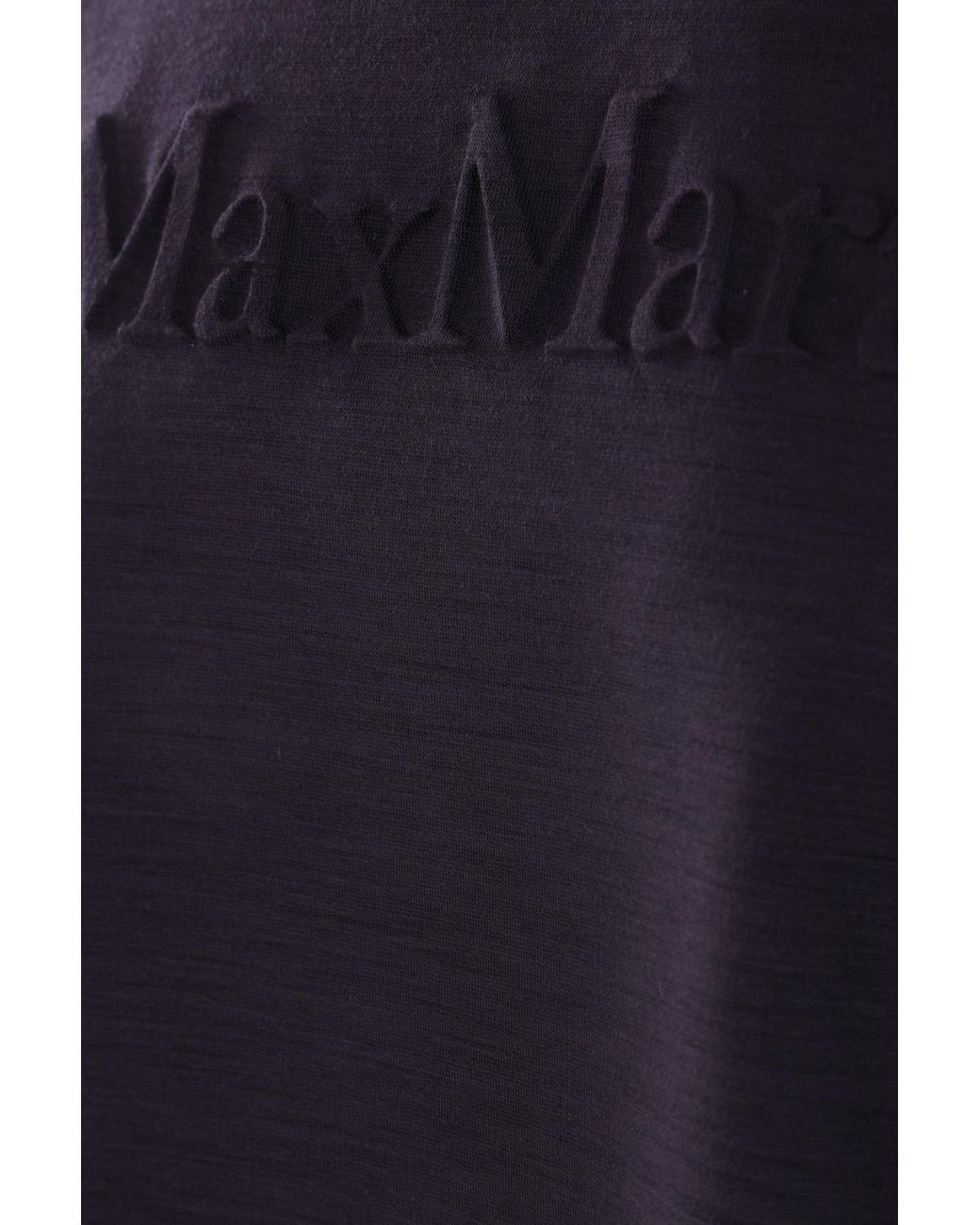 Max Mara Blue Peter Zip Detailed Crewneck T-Shirt