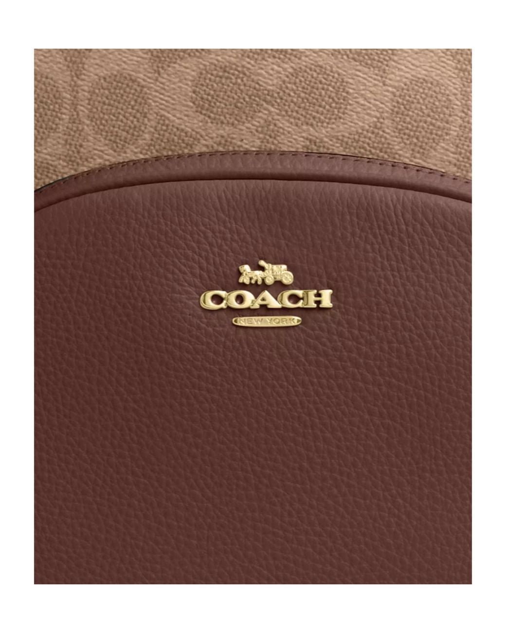 COACH Brown Court Backpack
