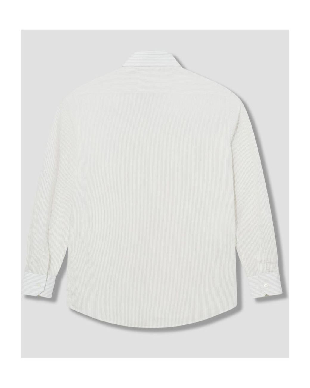 Barena White Pinstripe-Pattern Shirt for men