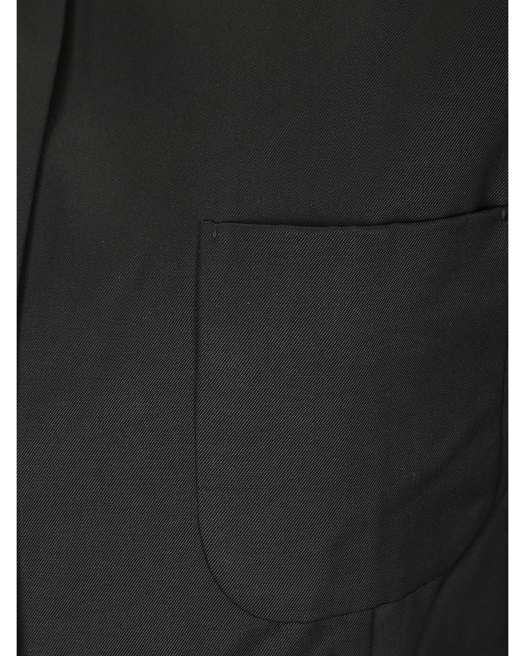 Uma Wang Black Long-Sleeved Casual Jacket