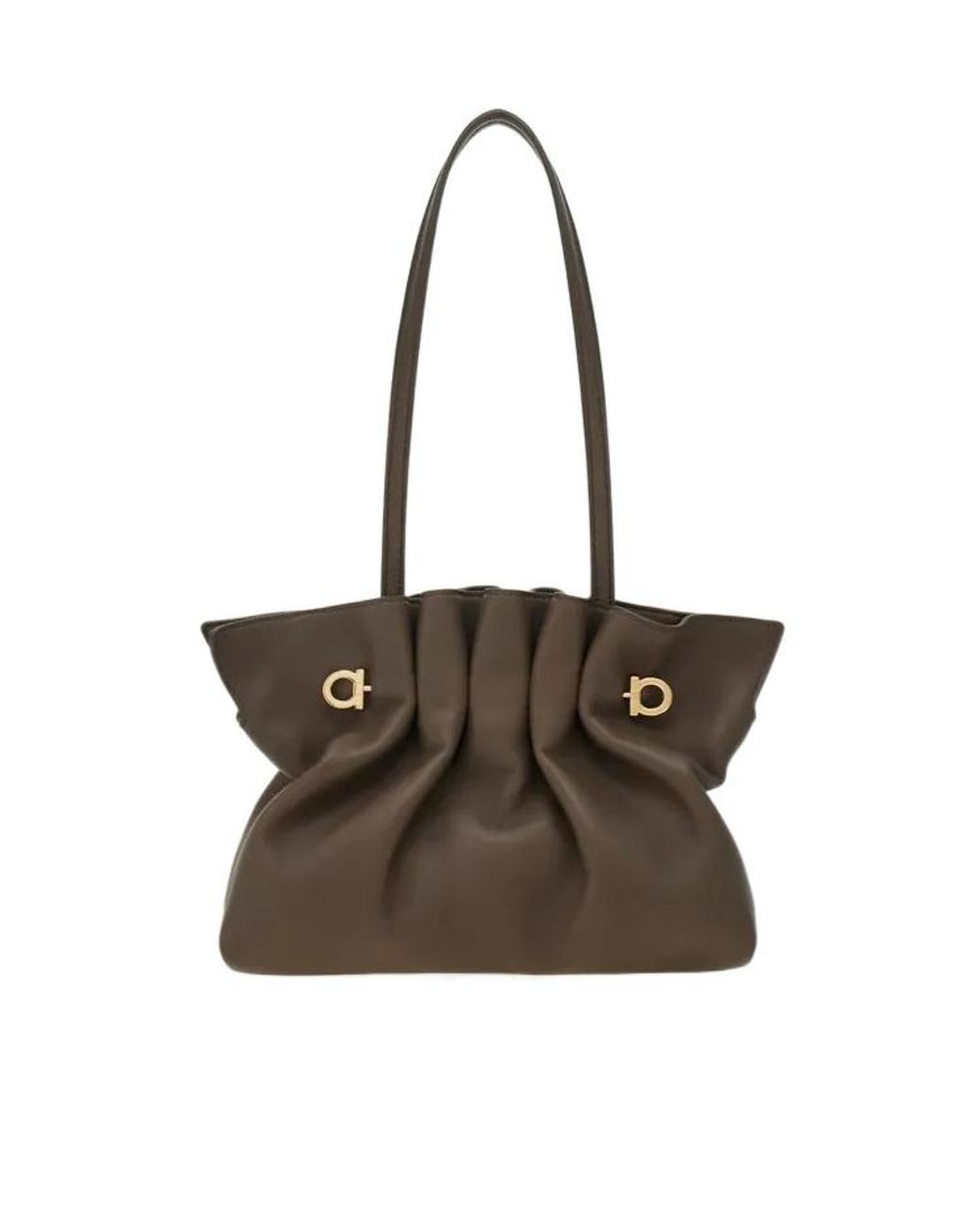 Ferragamo Brown Ferragamo Soft-Bag (S)
