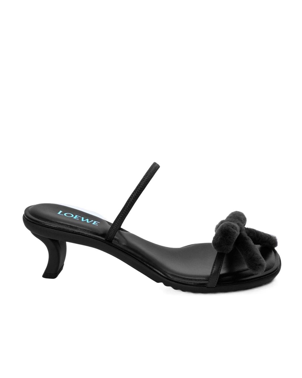 Loewe Black Mimi Bow Sandal