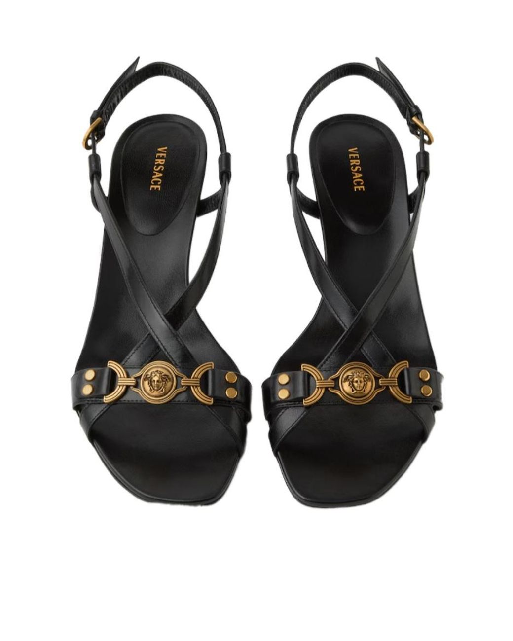 Versace Brown Marisa Heeled Sandals