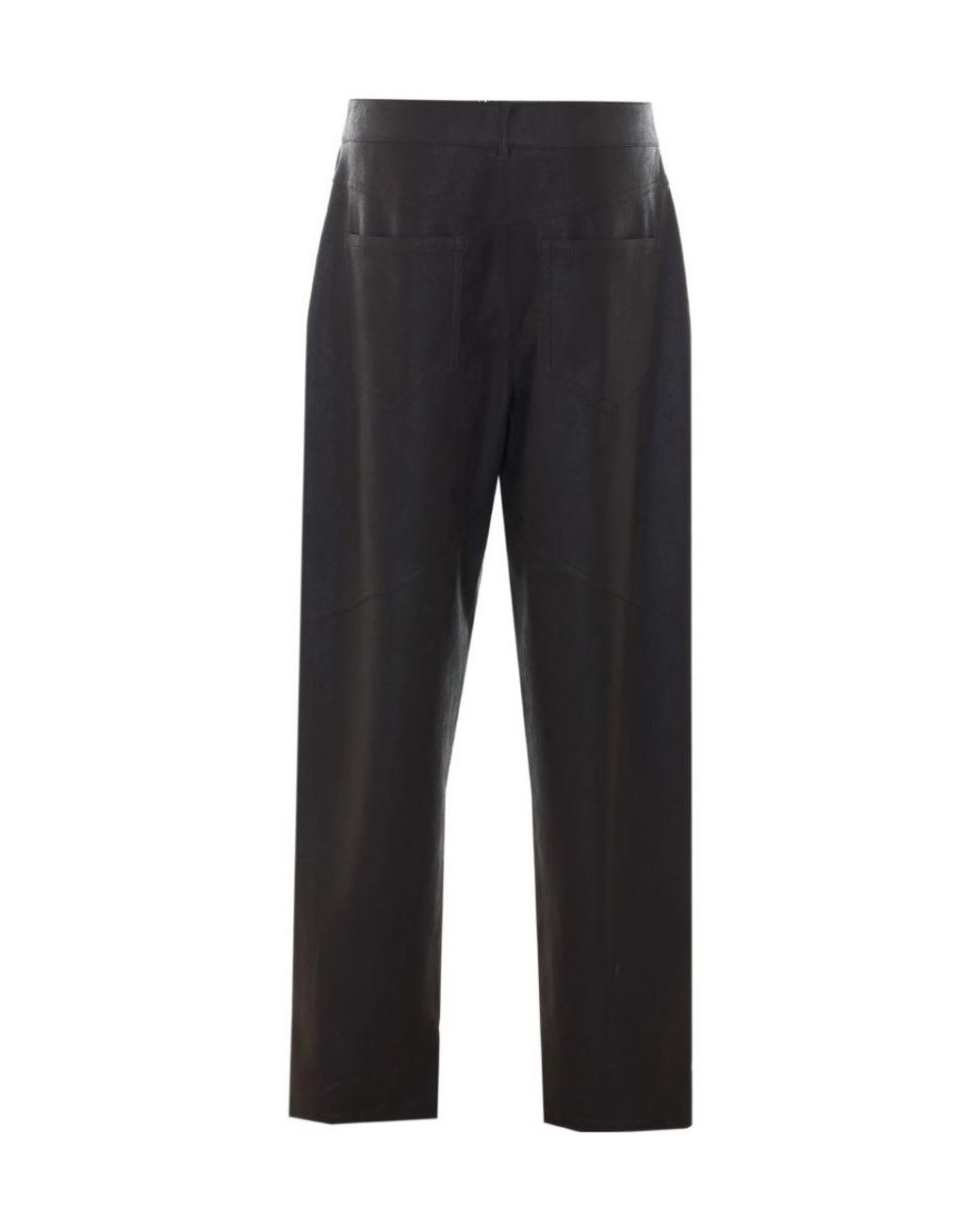 Liu Jo Black Wide-Leg Five-Pocket Pants