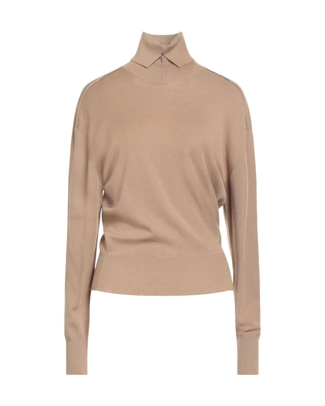 Burberry Natural Solid Wool Knit