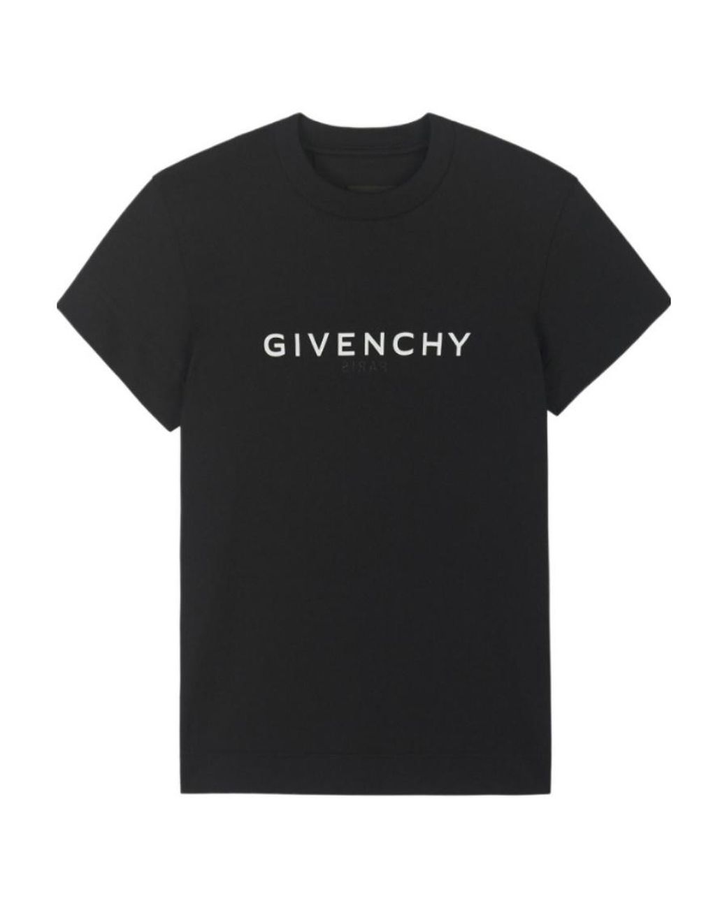 Givenchy Black 4G Emblem Printed Crewneck T-Shirt