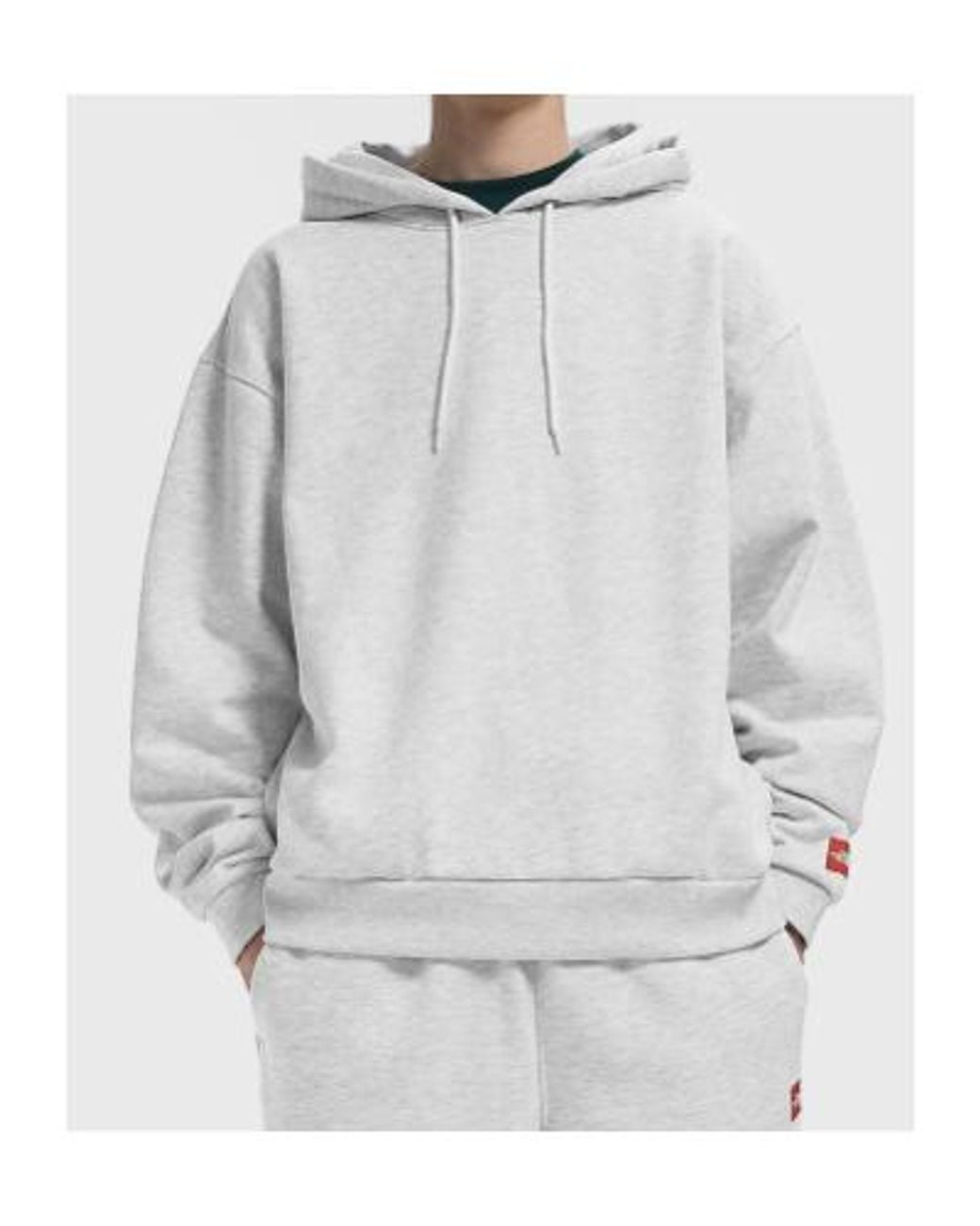 The North Face Gray Drawstring Hoodie for men
