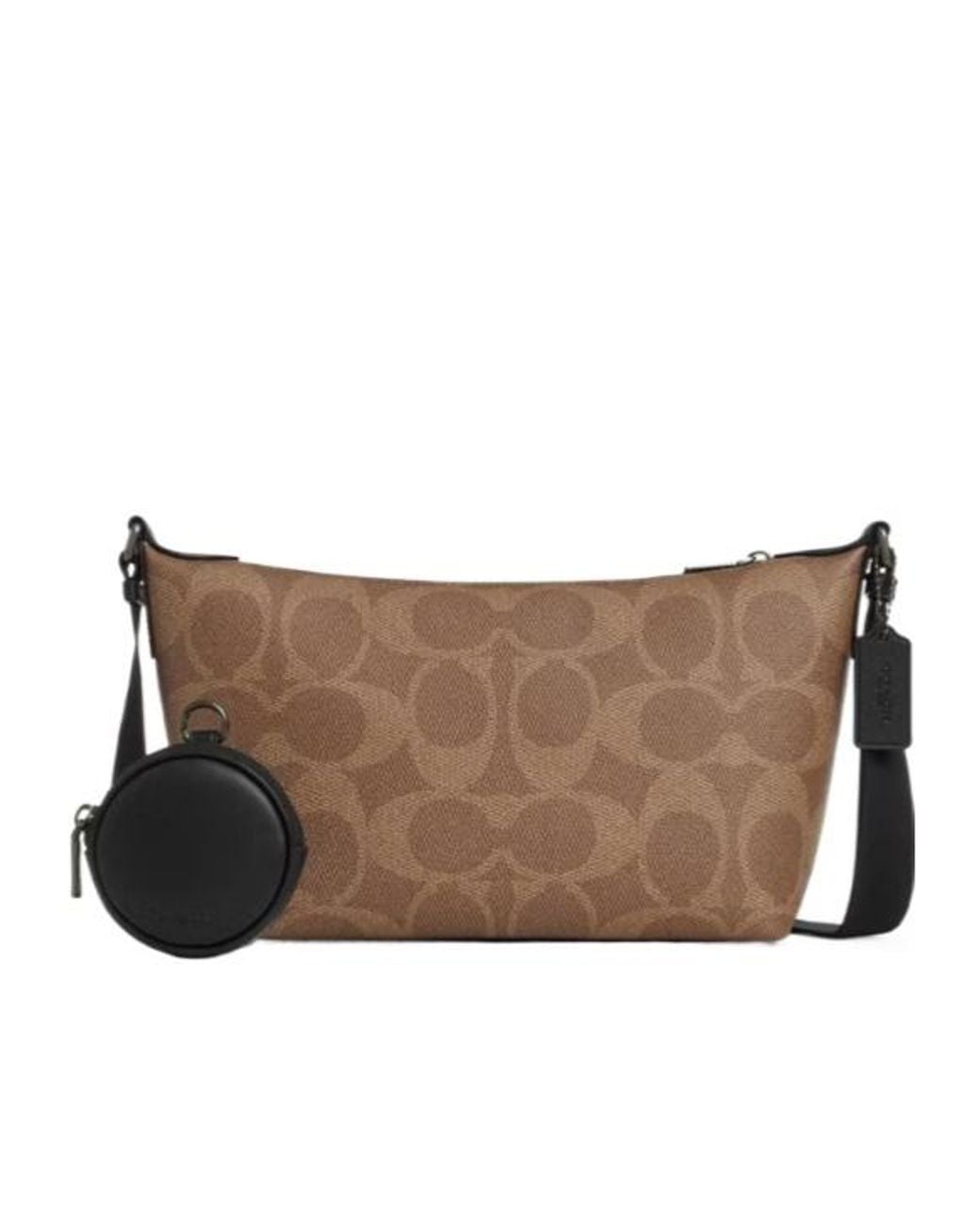 COACH Brown Small Finn Crossbody Bag With Pouch for men
