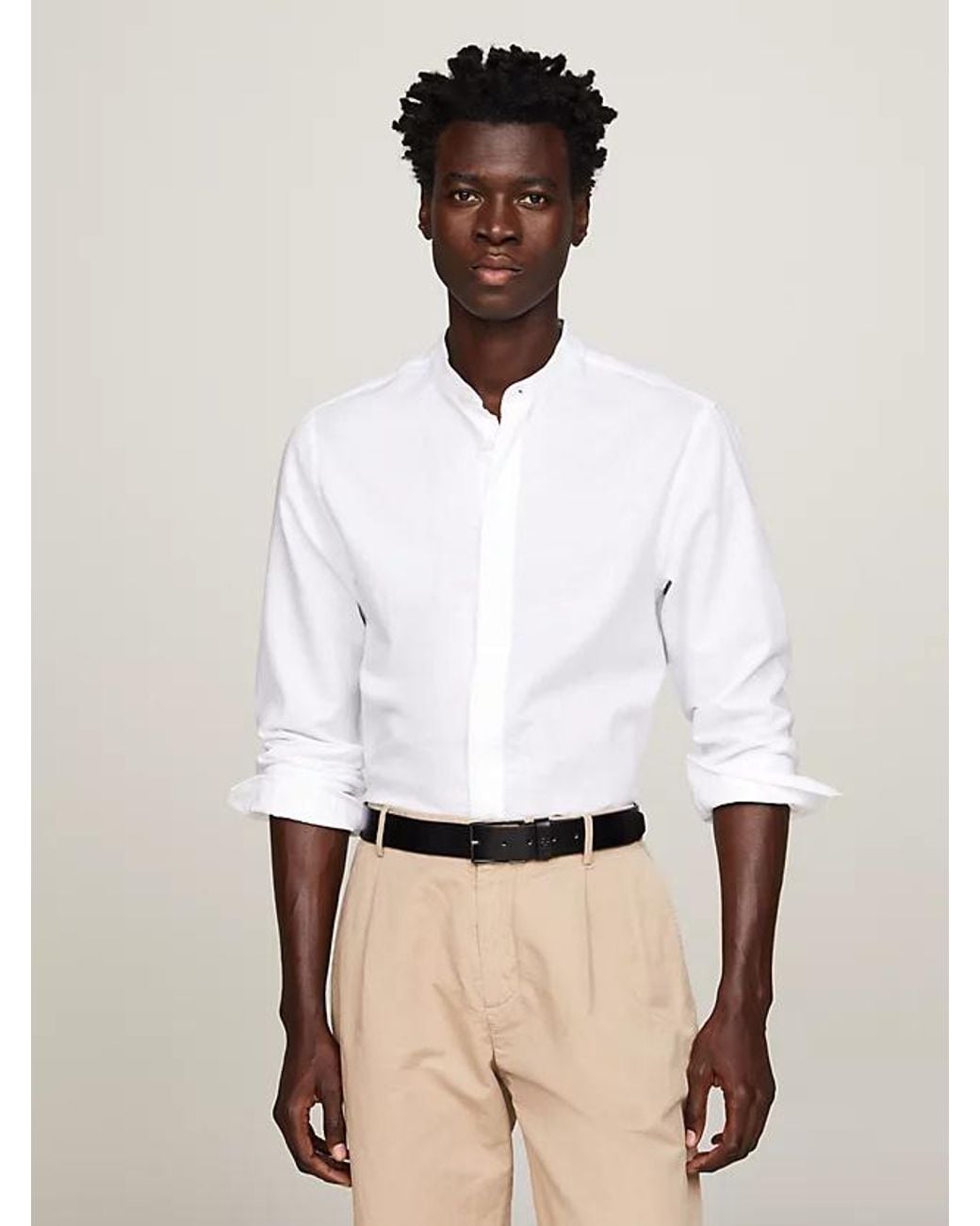 Tommy Hilfiger White Long-Sleeved Shirt for men