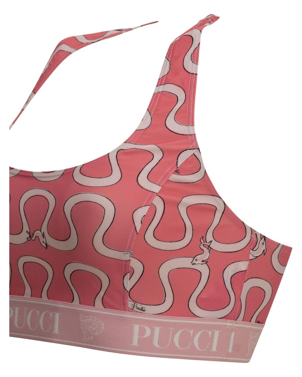 Emilio Pucci Pink Sports Top