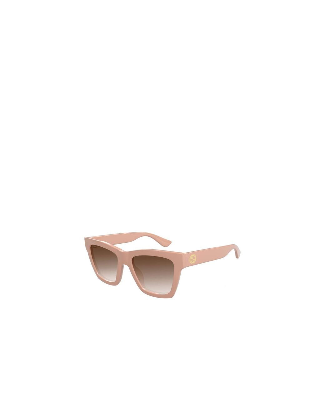 Gucci Pink Eyewear Square-Frame Sunglasses