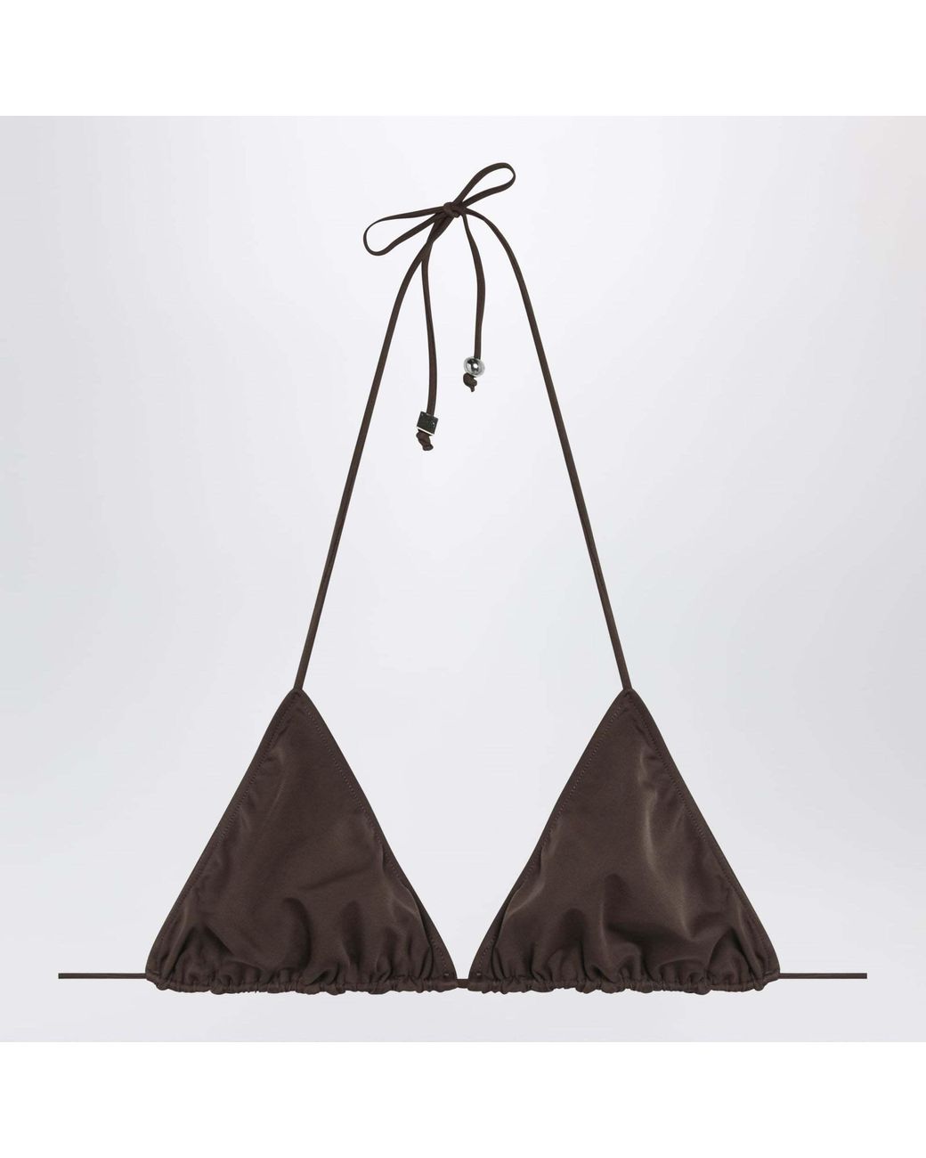 Jacquemus White The Triangle Bikini Top