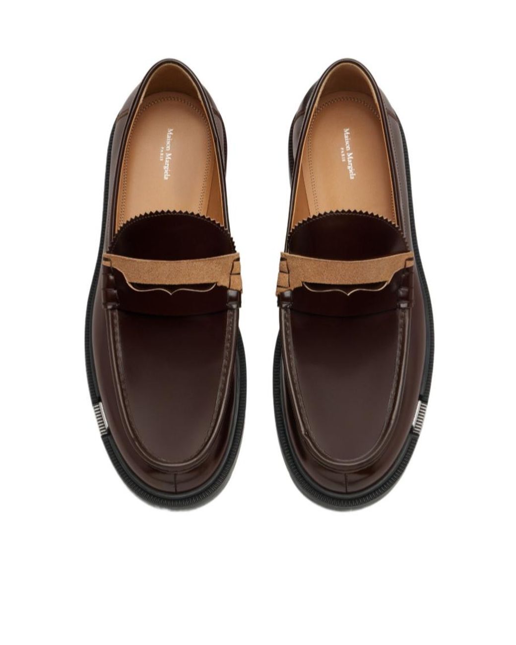 Maison Margiela Black Décortiqué Slip-On Loafers for men