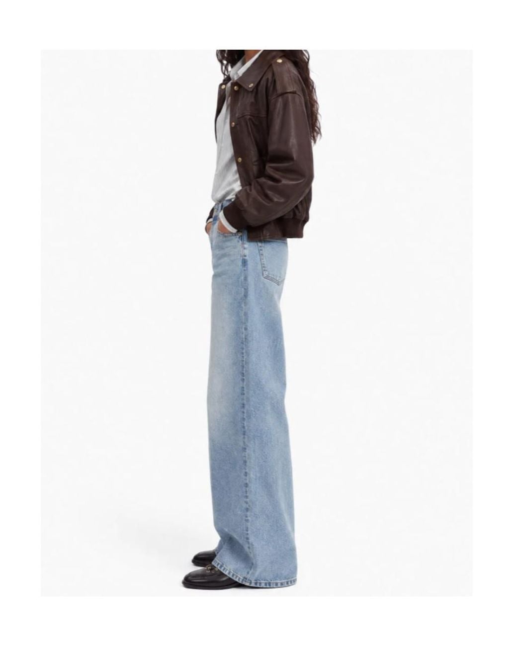 GIUSEPPE DI MORABITO Blue Wide Leg Jeans