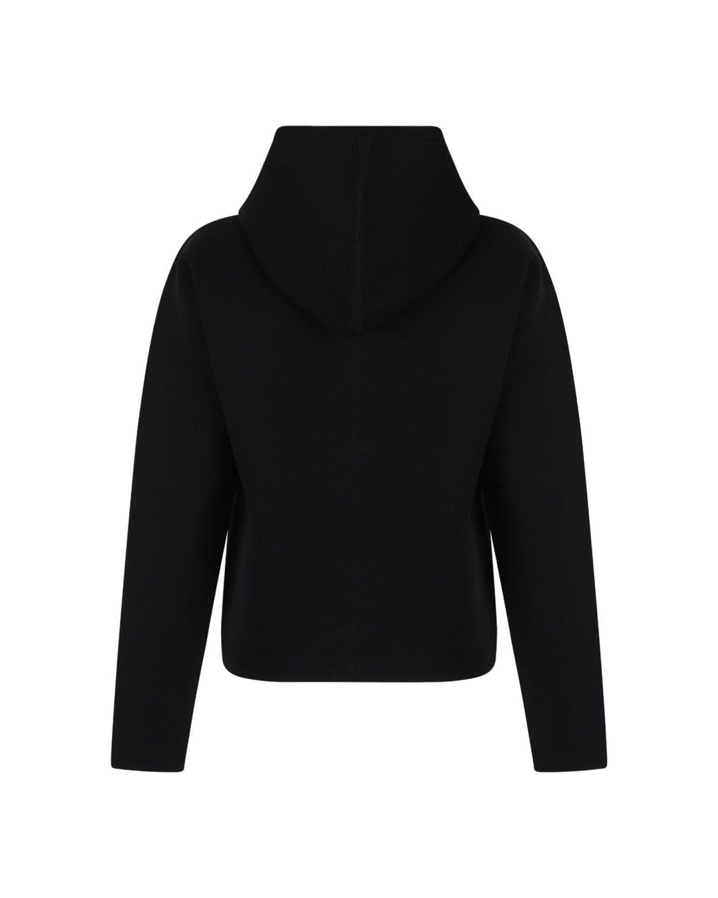 Max Mara Black Studio Colimbo Hooded Zip Sweater