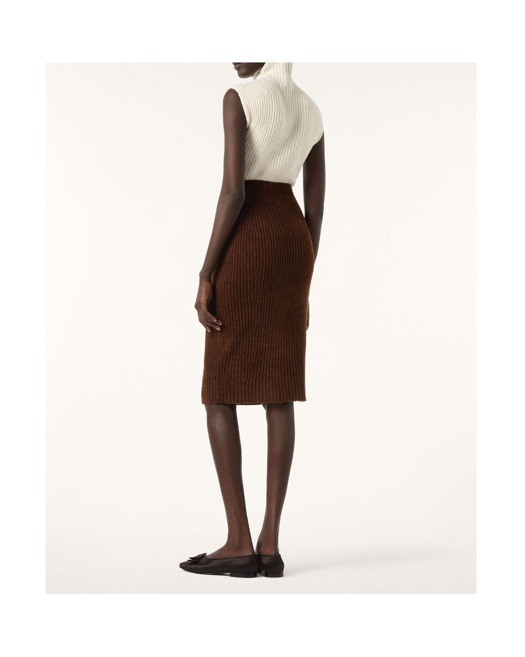 Loro Piana Brown Wisteria Skirt