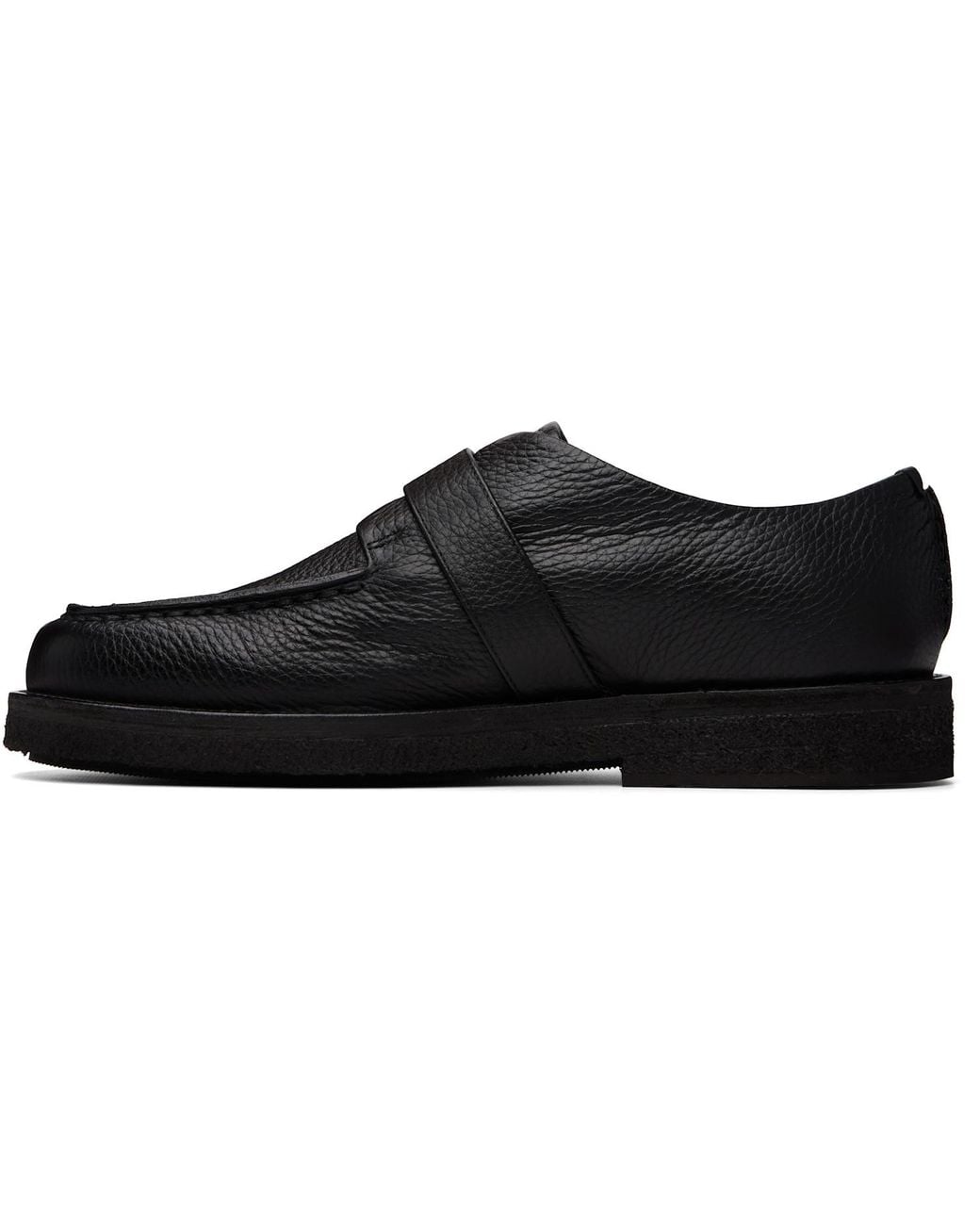 Marsèll Black Moccar Leather Loafers for men