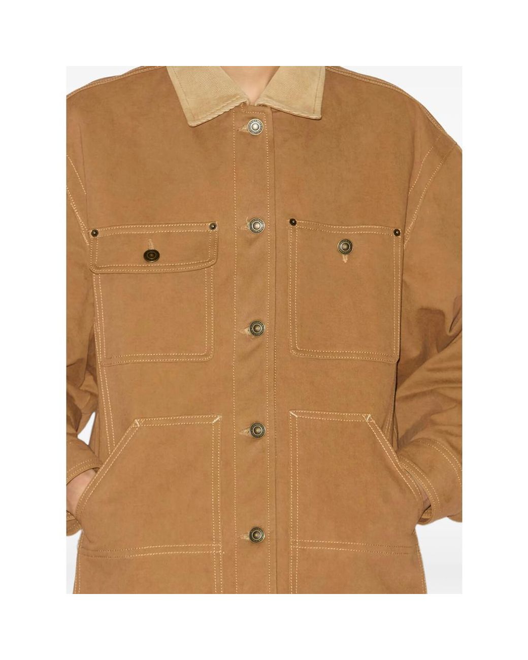 Isabel Marant Brown Long Sleeve Casual Jacket