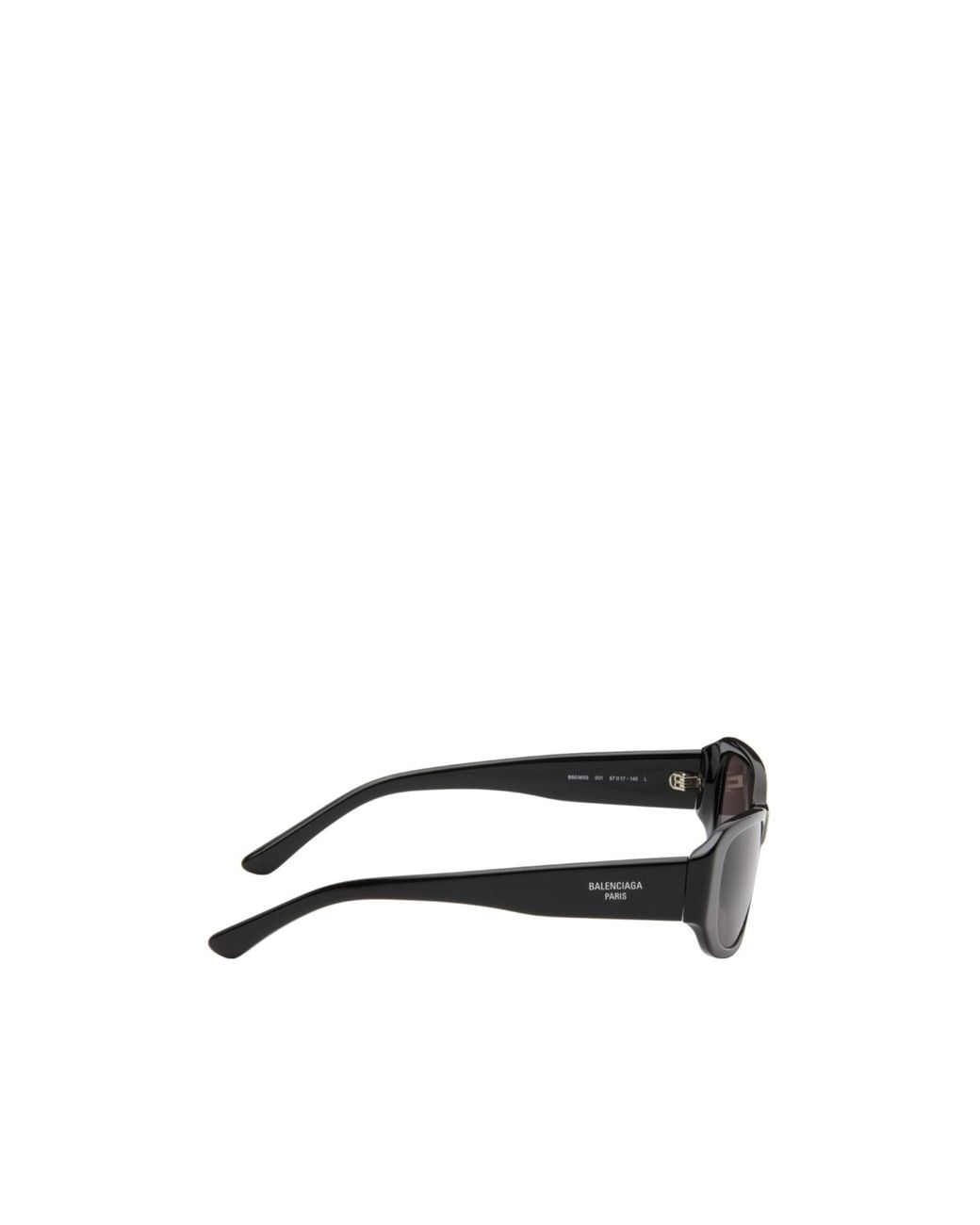 Balenciaga White Eyewear Rectangle Frame Sunglasses for men