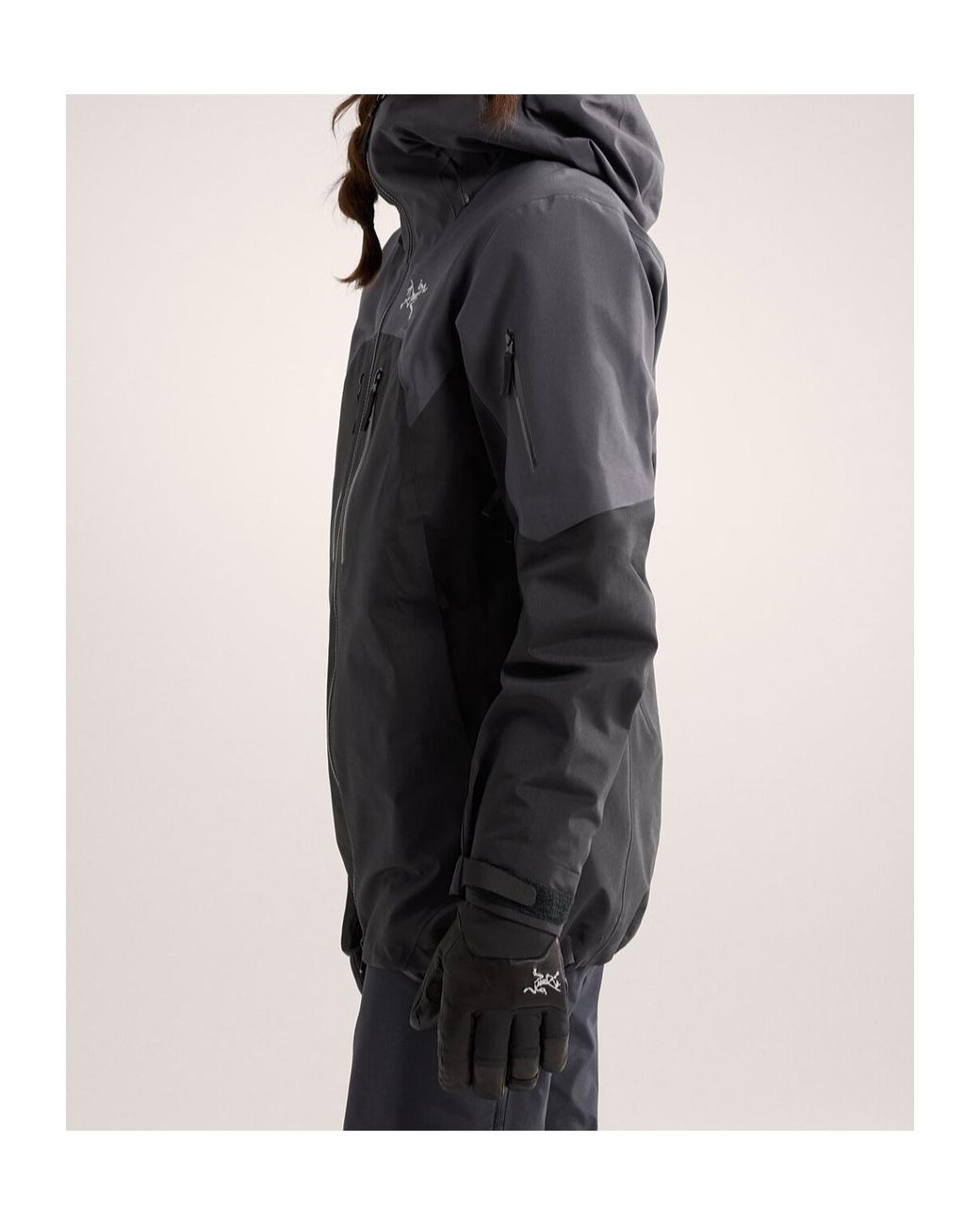 Arc'teryx Gray Rush Gore-Tex Hooded Coat