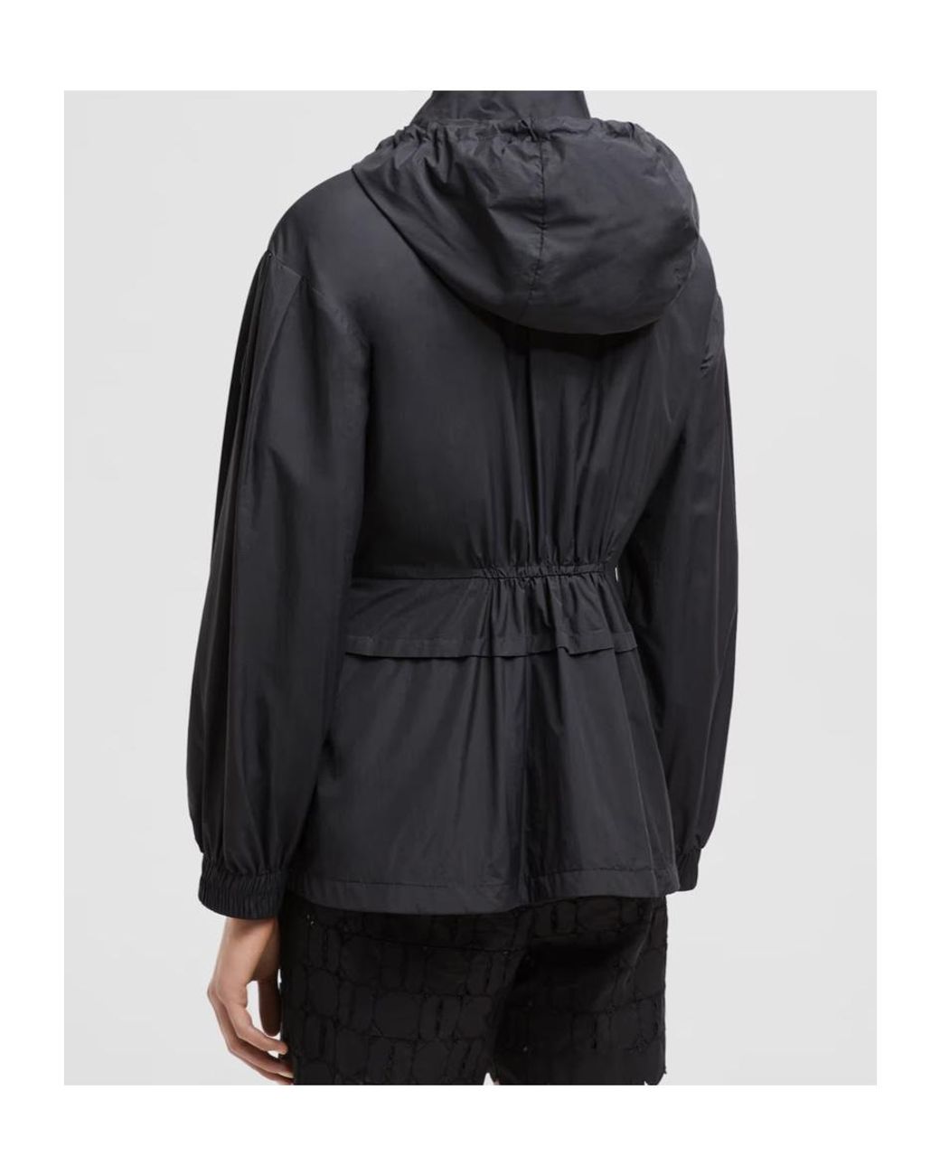 Moncler Black Vabre Hooded Parka Jacket