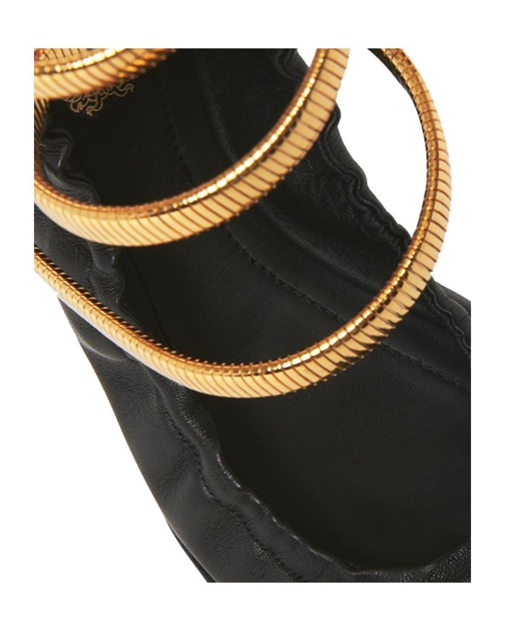 Rene Caovilla Metallic René Caovilla Embellished Ballerina Shoes