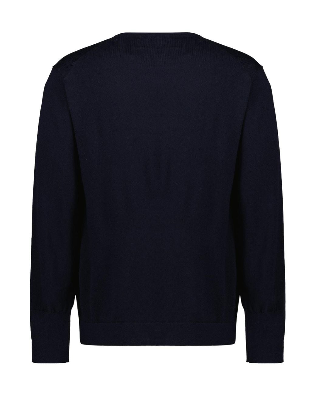 Officine Generale Blue Officine Générale Crew Neck Knitted Sweater for men