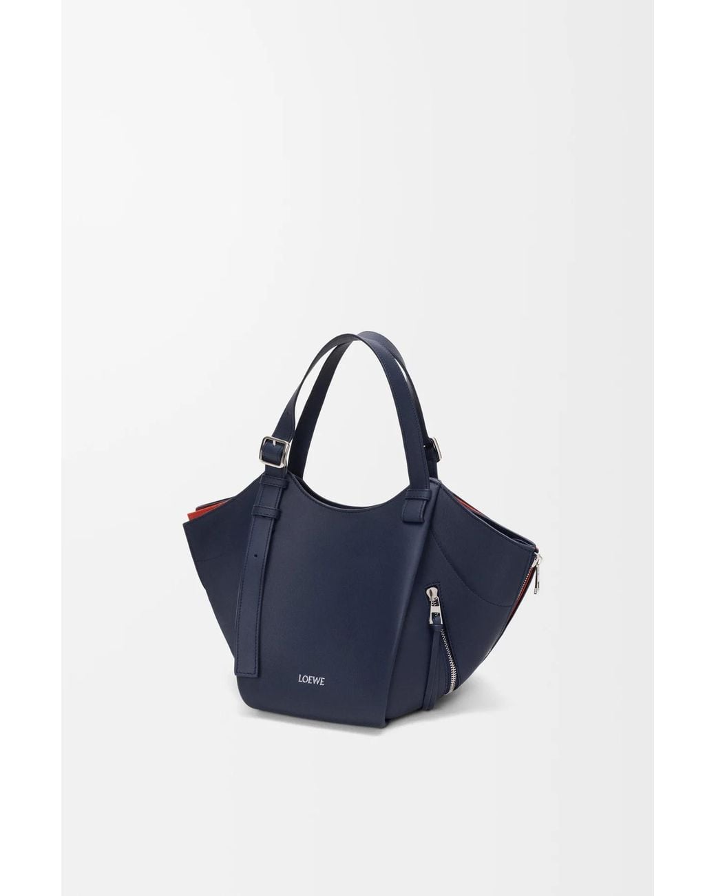 Loewe Blue Hammock Flip Layered Shoulder Bag