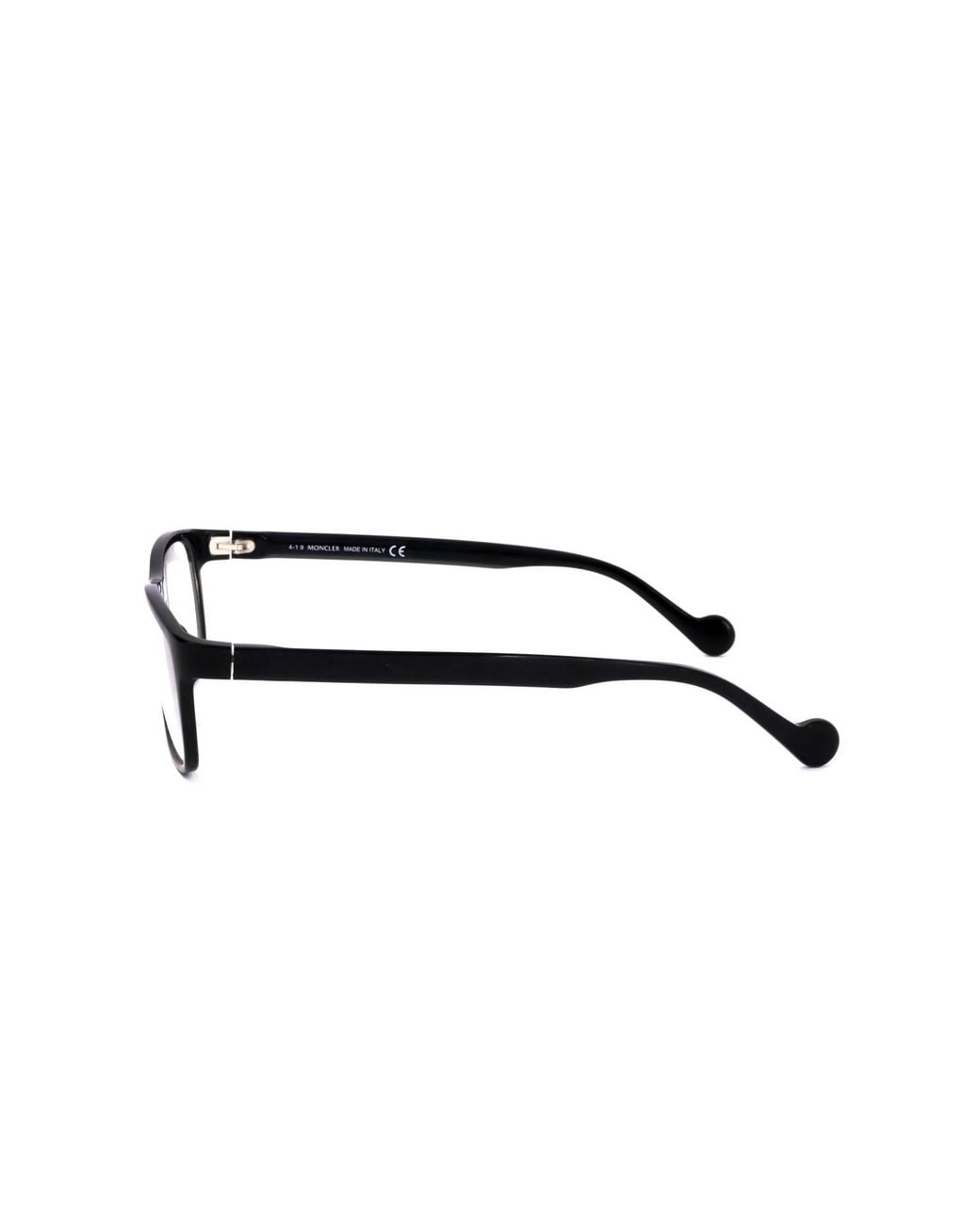 Moncler White Eyewear Rectangular Frame Glasses for men