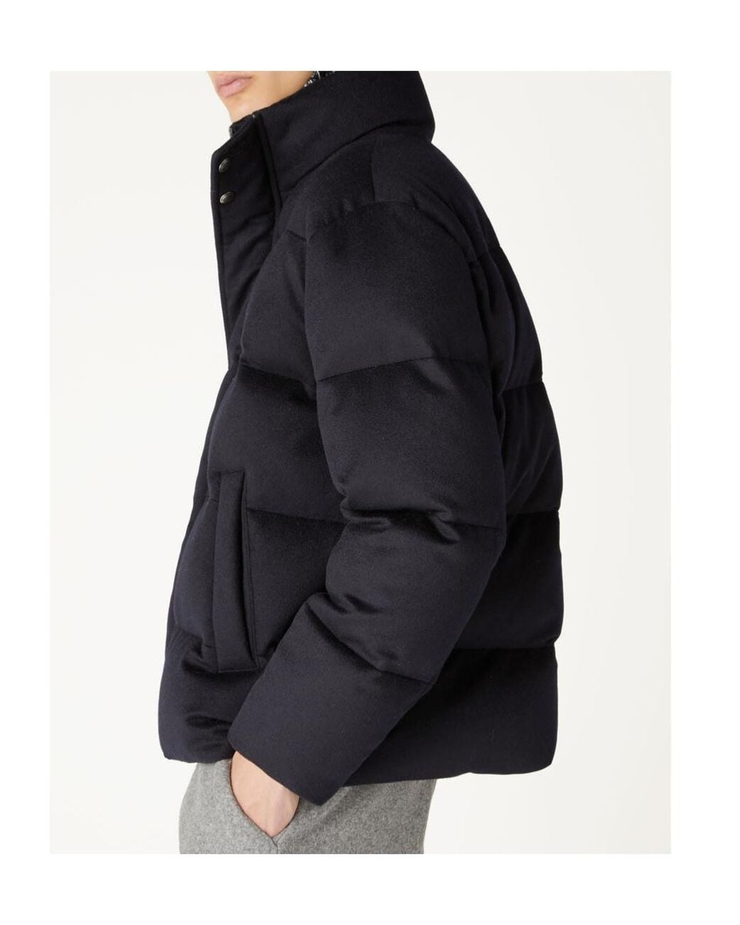 Loro Piana Blue Padded Jacket for men