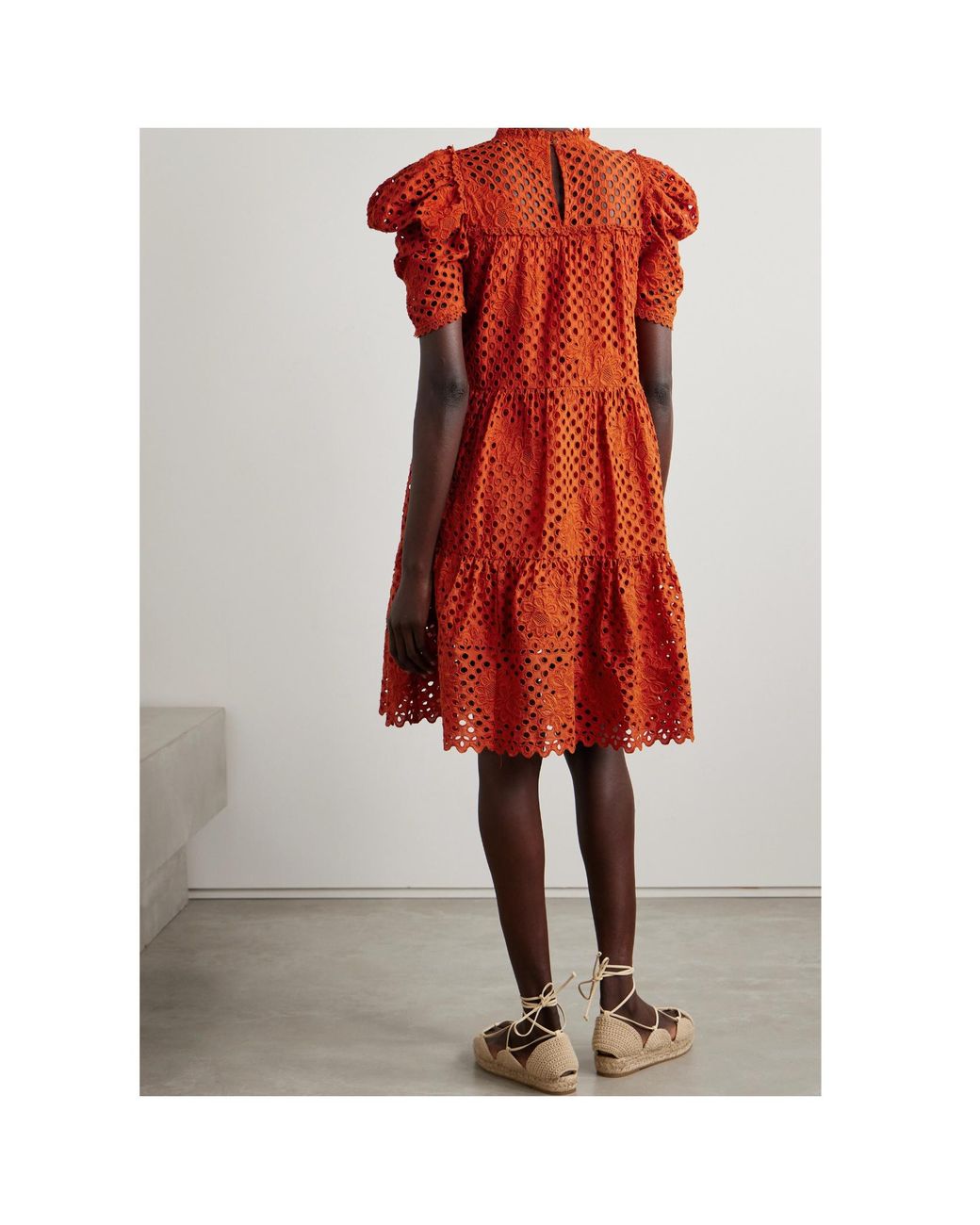 Ulla Johnson Red Short Sleeve Dress