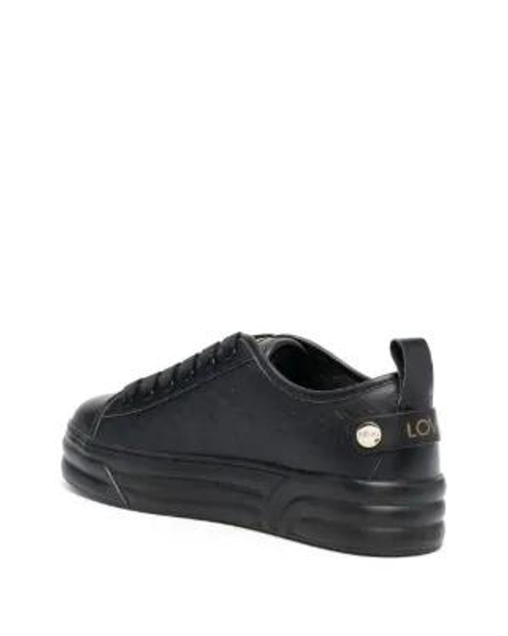 Liu Jo Black Cleo Low-Top Sneakers