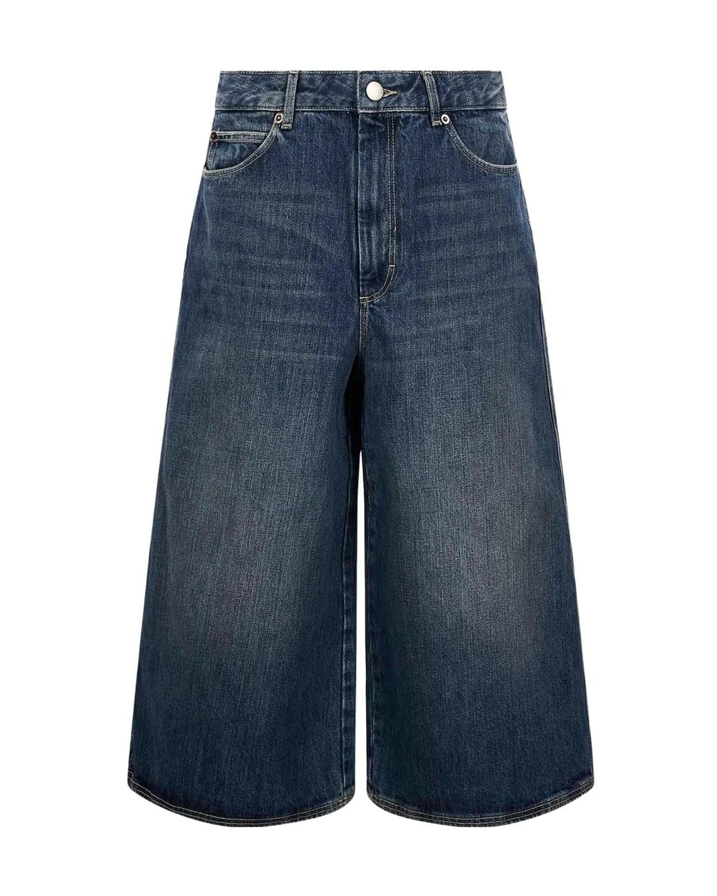 Soeur Blue Wide-Leg Jeans