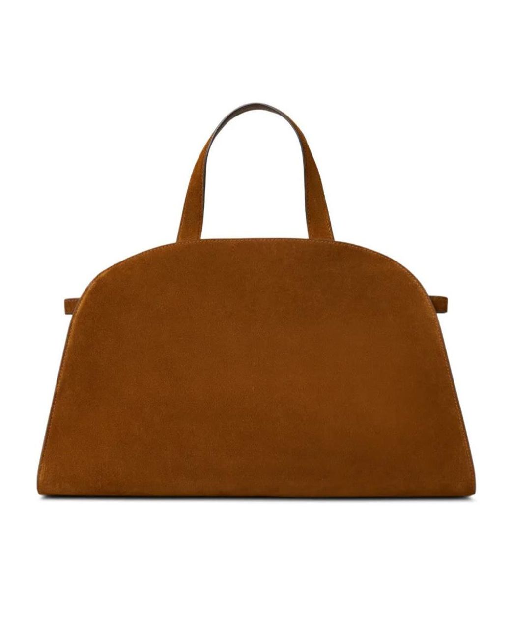 Tory Burch Brown Romy Suede Bauletto Tote Bag
