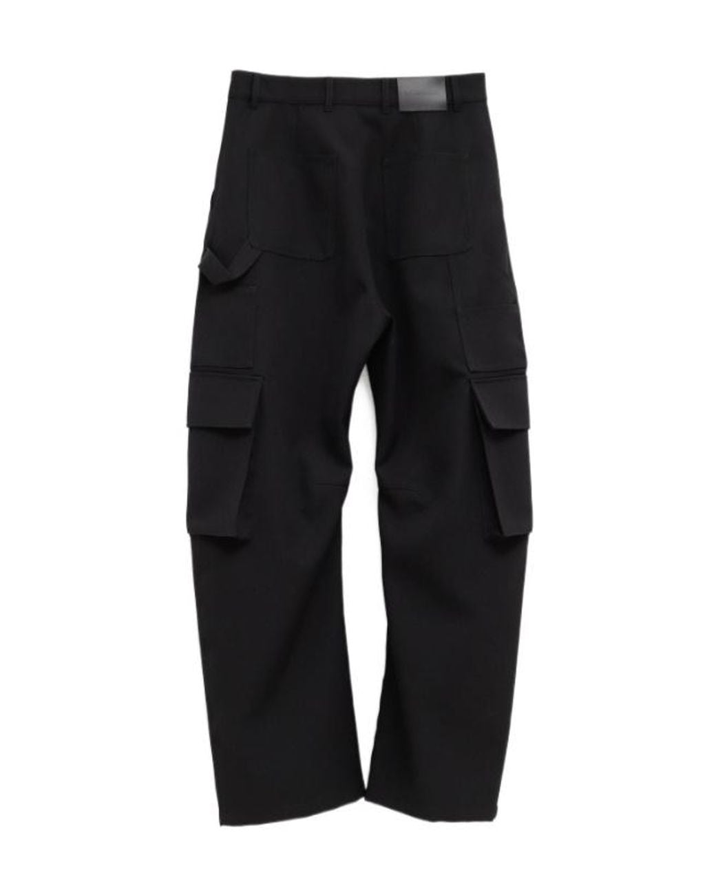 Balenciaga Black Cargo Workwear Pants