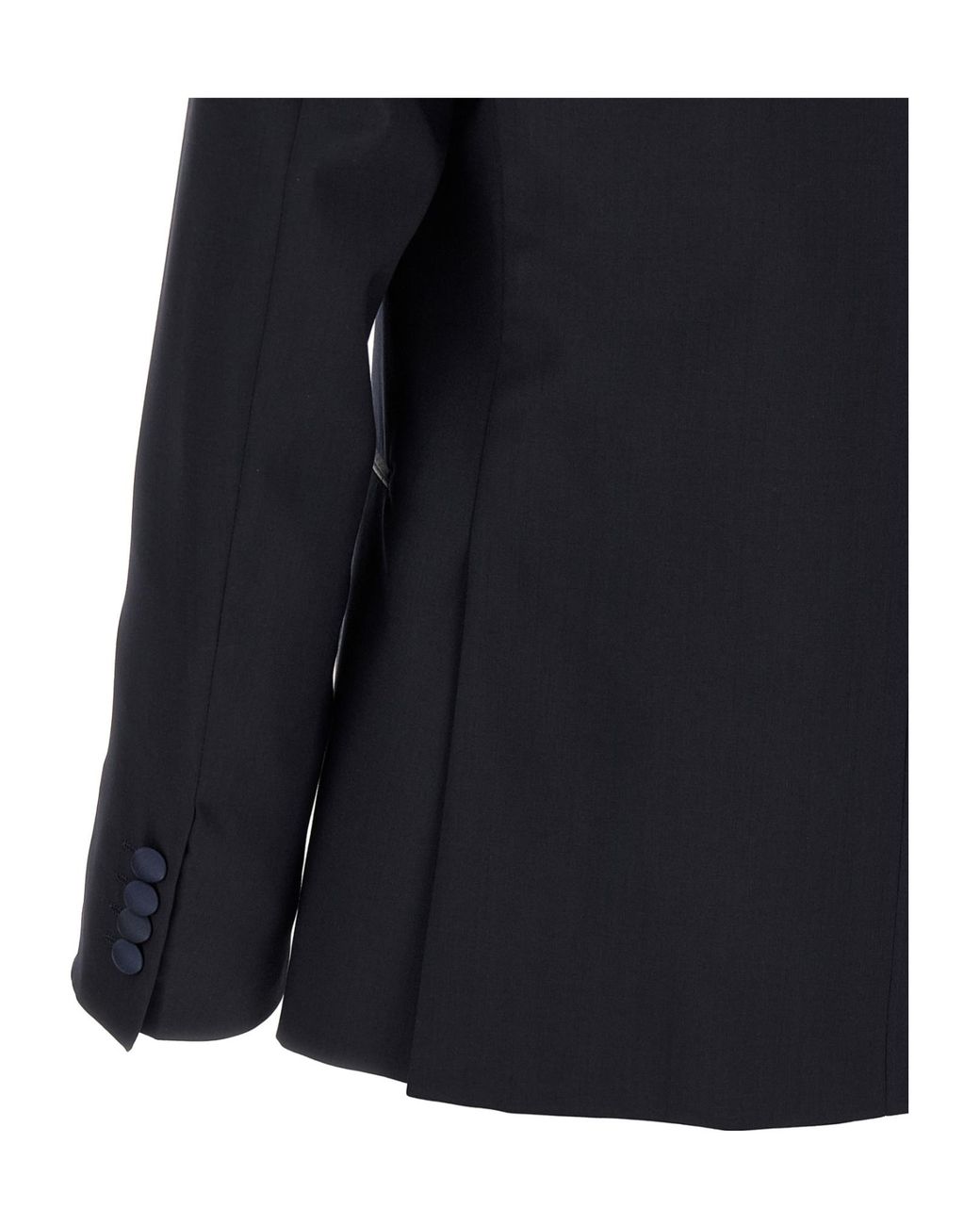 Pal Zileri Blue Satin Lapel Two-Piece Suit for men