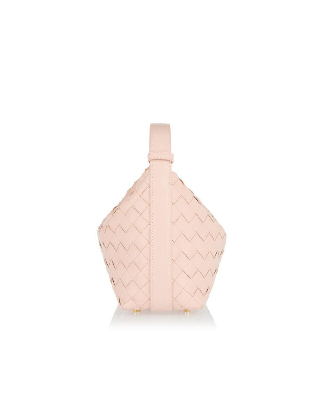 Bottega Veneta Pink Mini Wallace Shoulder Bag