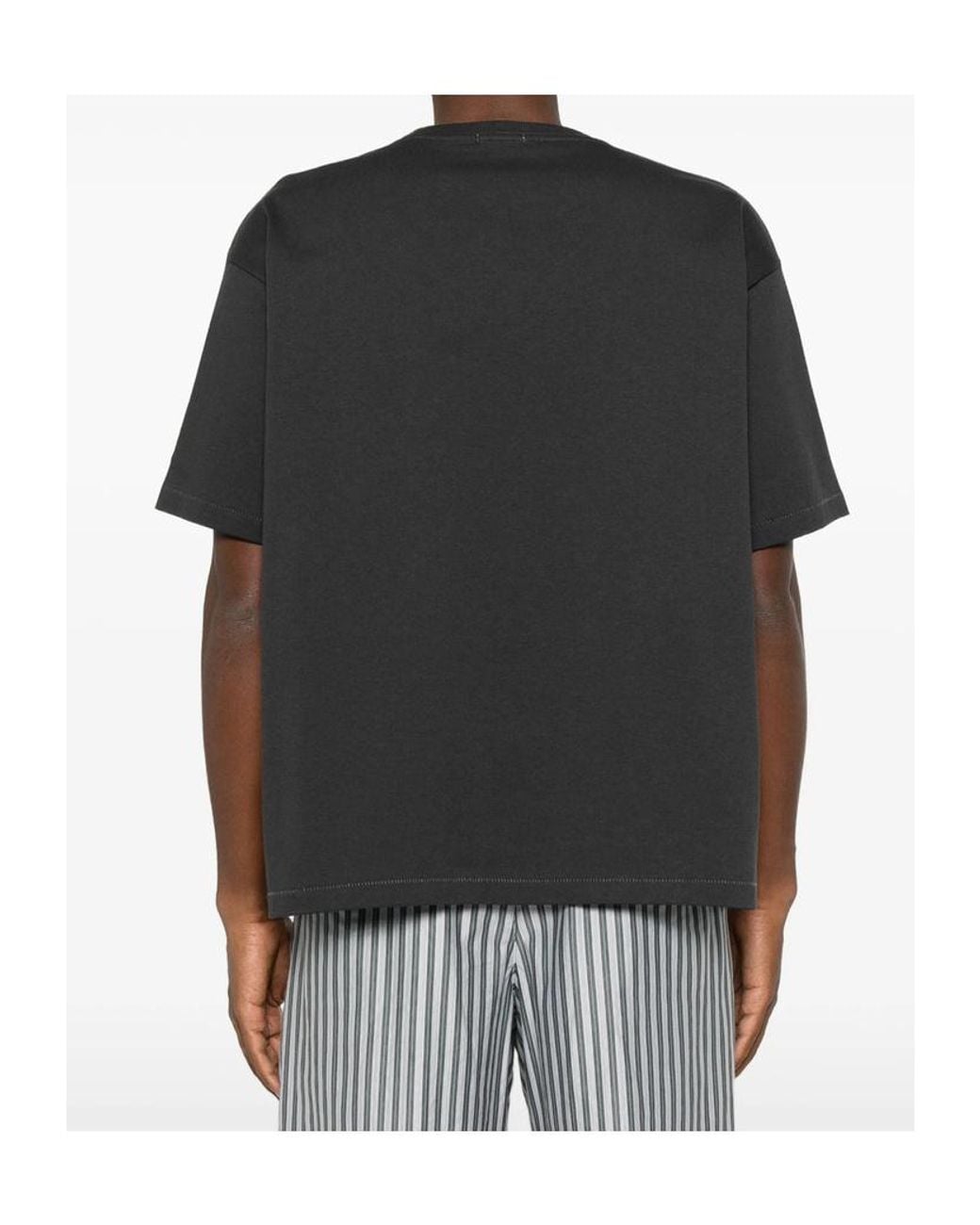 Bode Black Stud-Embellished T-Shirt for men