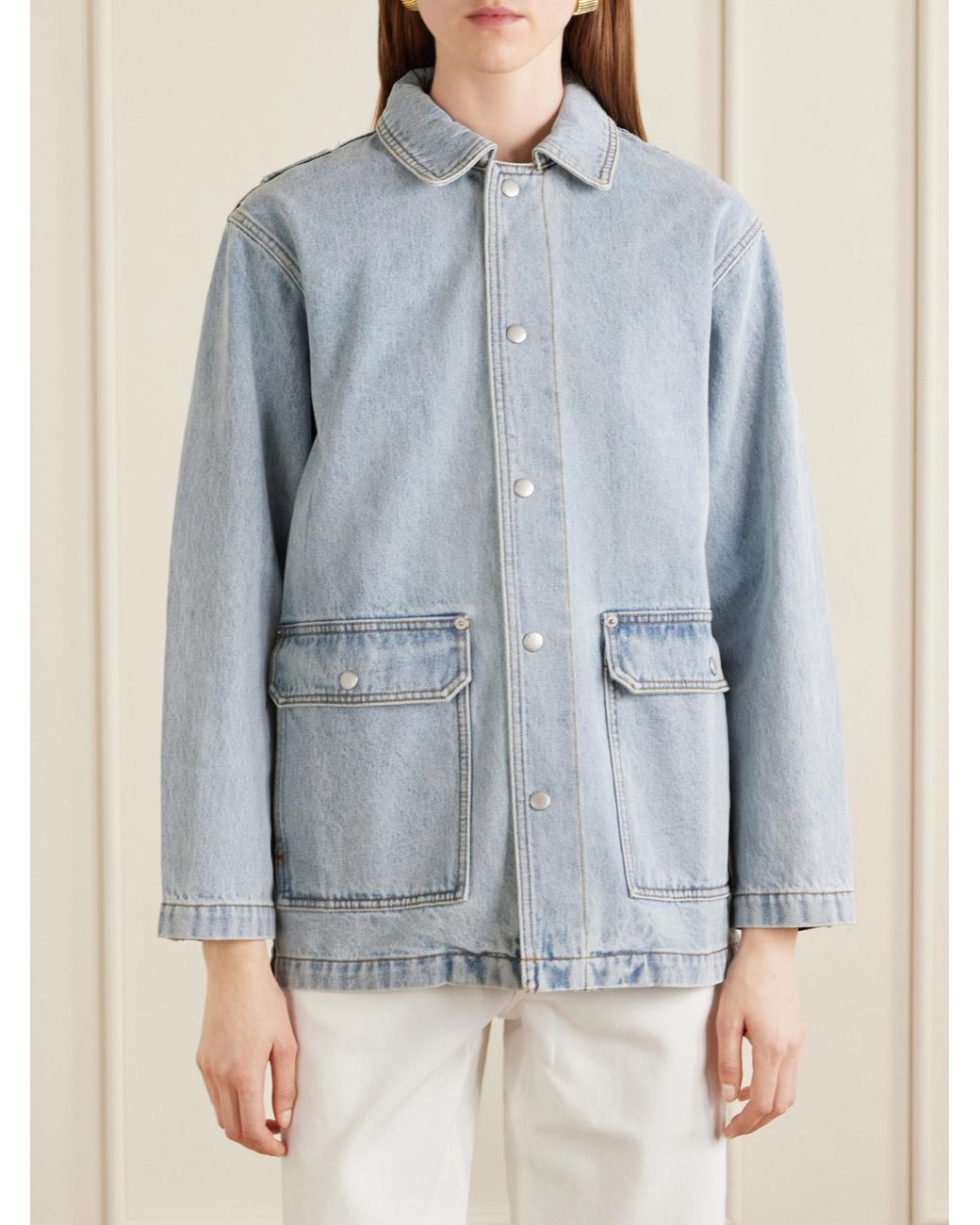 Still Here Blue Denim Jacket