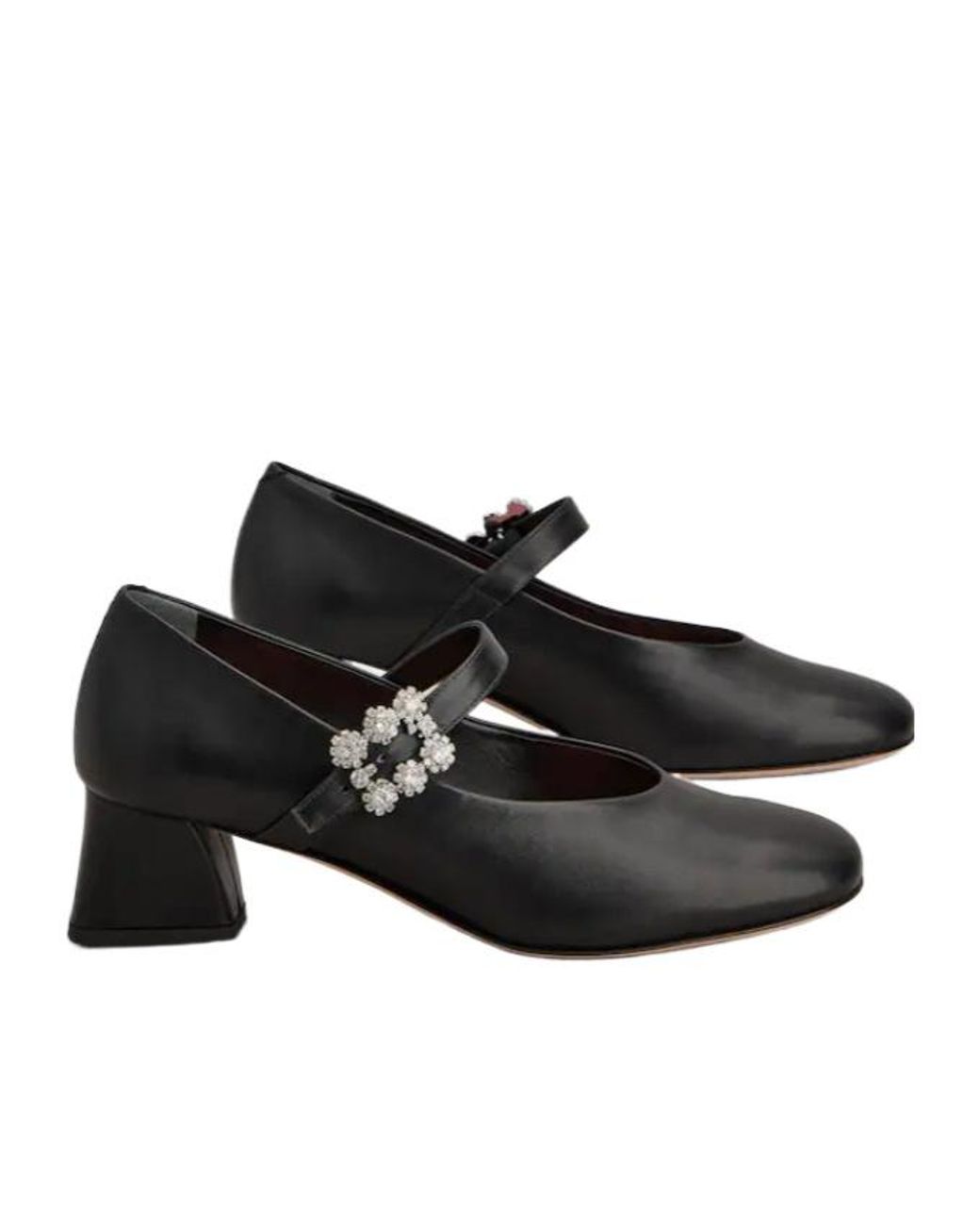 Roger Vivier Black Mini Flowers Babies Heeled Pumps
