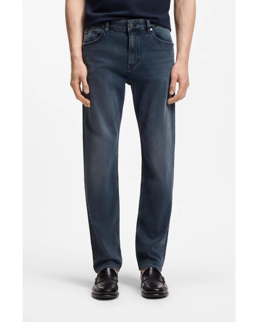 Boss Blue ストレッチコットンブレンド ジーンズ for men