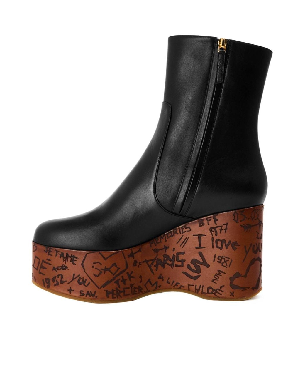 Chloé White Waterproof Chelsea Boots