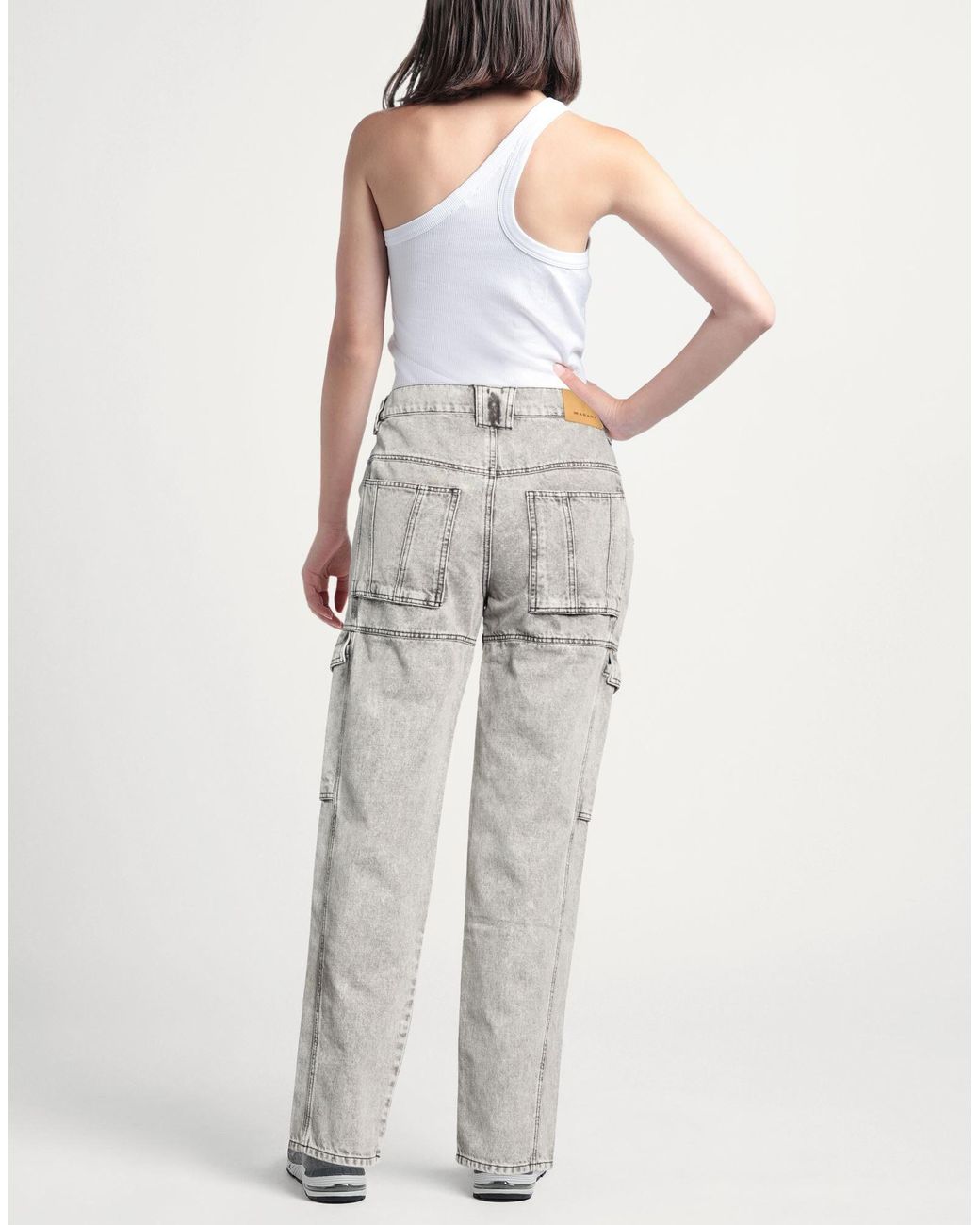 Isabel Marant Gray Denim Trousers