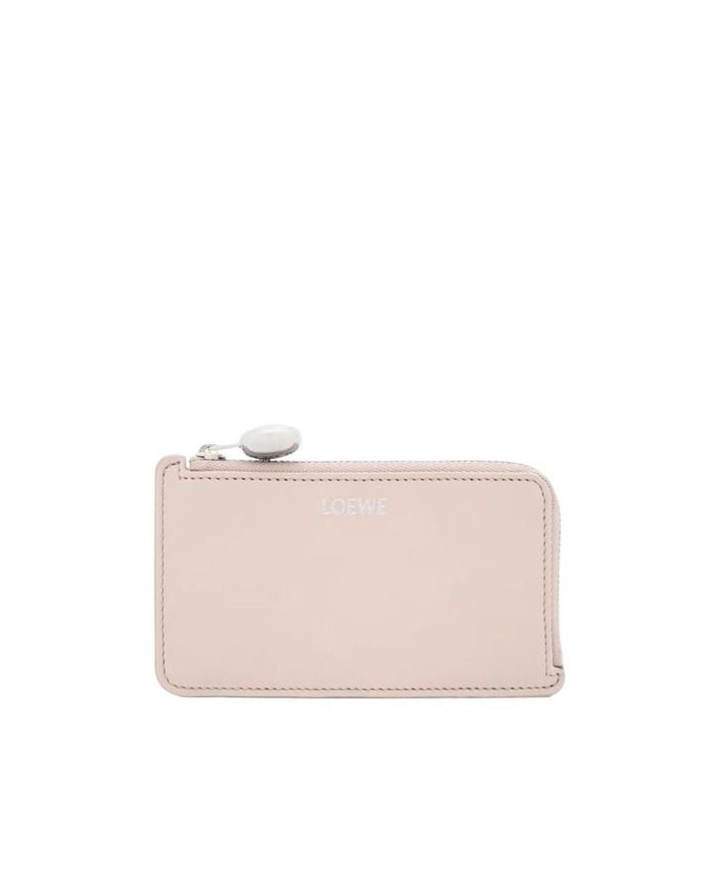 Loewe Pink Pebble Coin Cardholder