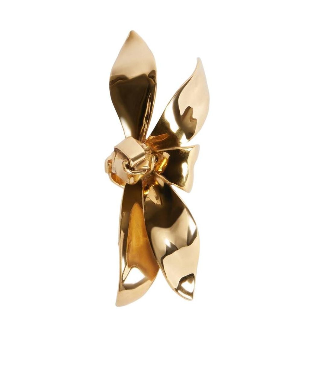 Balenciaga Metallic Bloom Pinky Ring