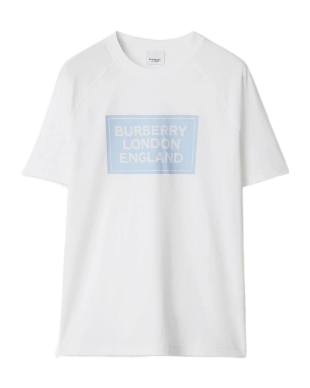 Burberry White Item O-Neck Short-Sleeved T-Shirt