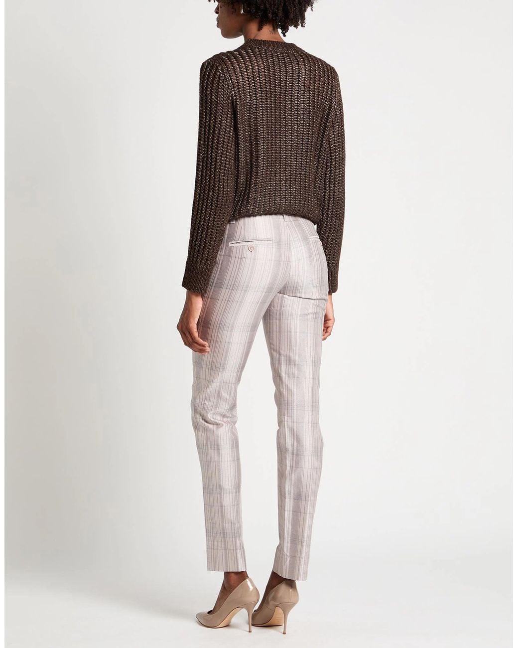 Dolce & Gabbana Gray Casual Trousers
