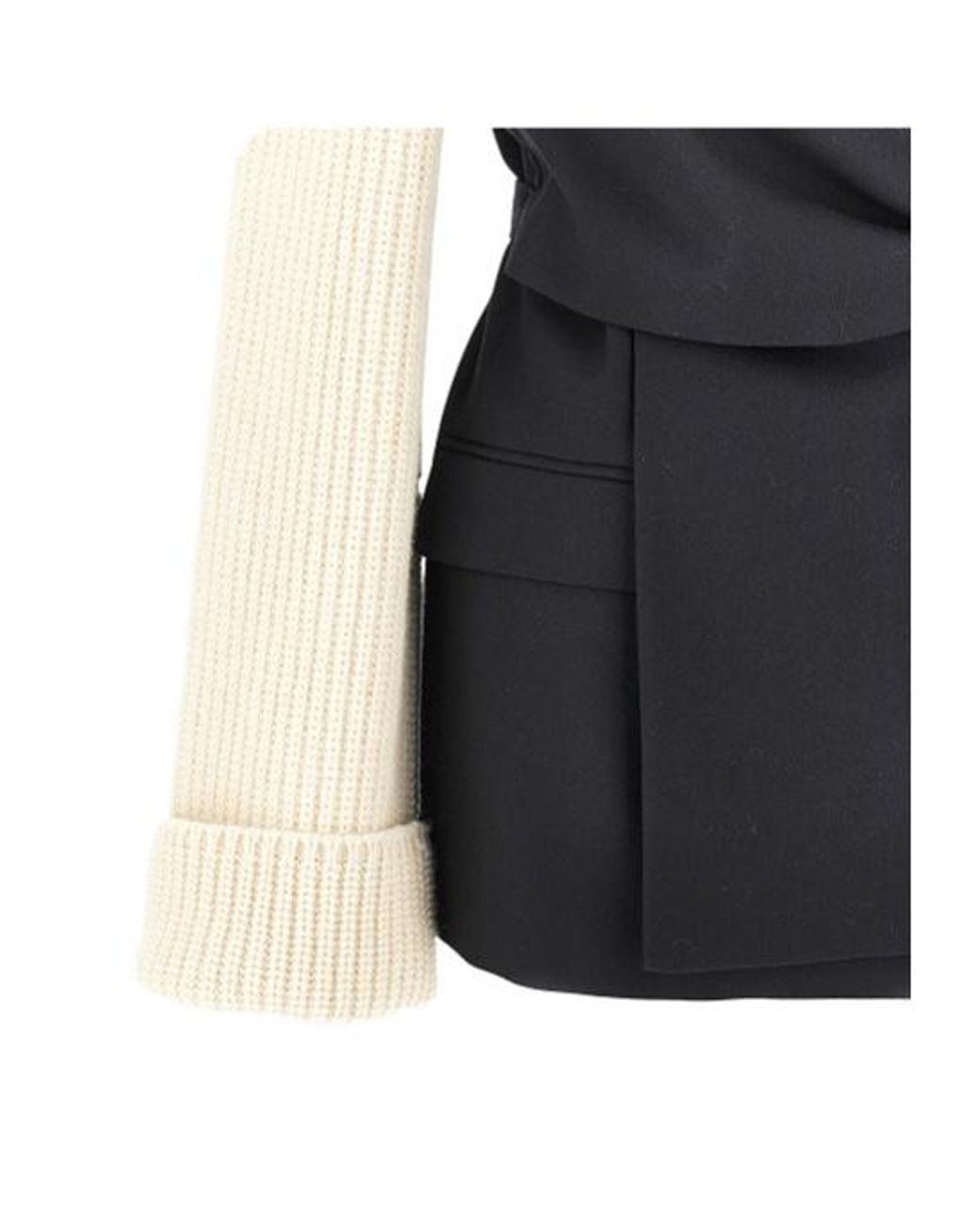 Dries Van Noten Black Beline Wrap Jacket